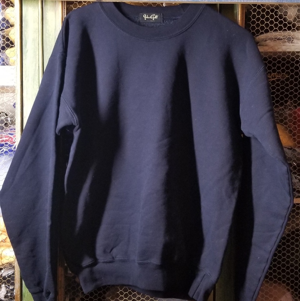 NEW!  brandy melville Navy blue erica pullover crew neck sweatshirt john galt